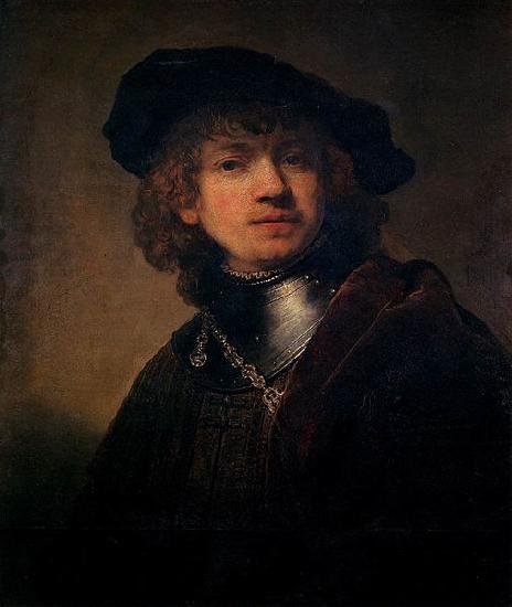 Rembrandt Peale Self portrait as a Young Man oil painting image